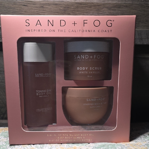 Sand + Fog Other - Sand + Fog Pink Vanilla Body Scrub Set